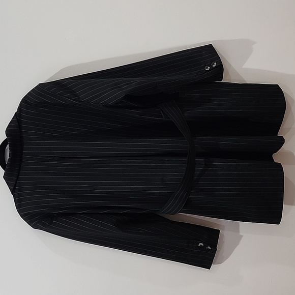 Ganni Striped Belted Blazer (SZ 50) - Picture 6 of 16